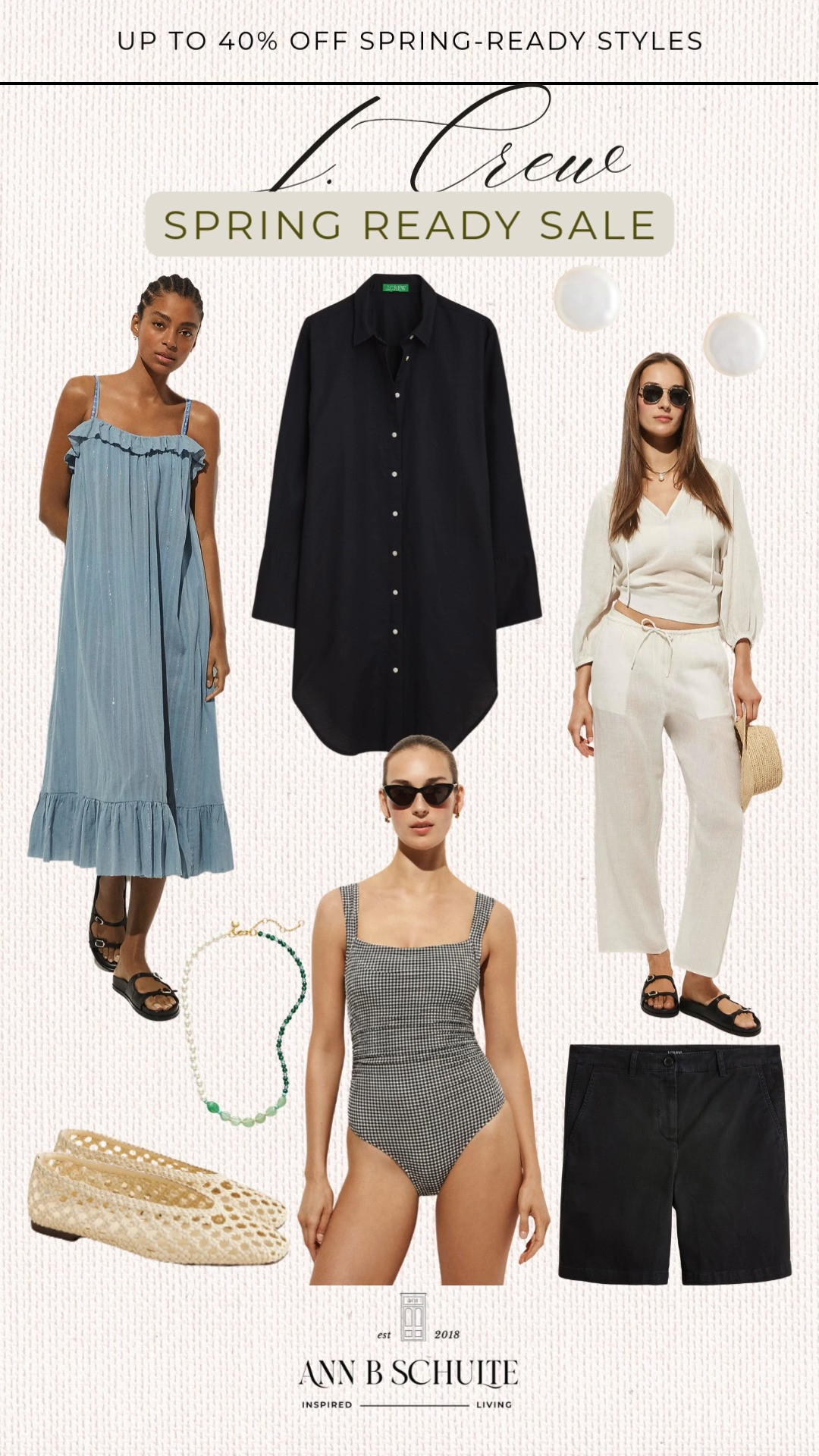 Spring-ready at J.Crew with happy colors, easy layers, and outfits that brighten your day. Up to 40% off feels like a little sunshine bonus. 🌷💛🧥
#JCrew #JCrewStyle #SpringReady #SpringSale #SpringOutfits #WardrobeRefresh #EverydayStyle #OOTDInspo #LTKSaleAlert #StyleEdit 

 #LTKSpringSale #LTKootd #LTKSaleAlert