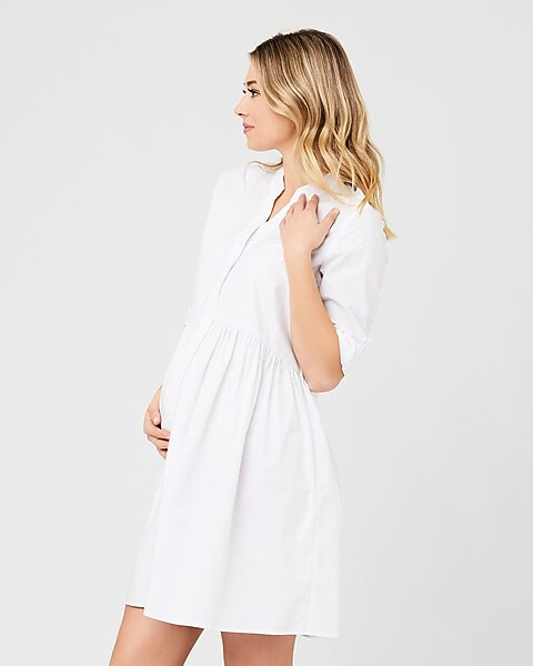 Ripe Maternity Paige Poplin Dress | Express