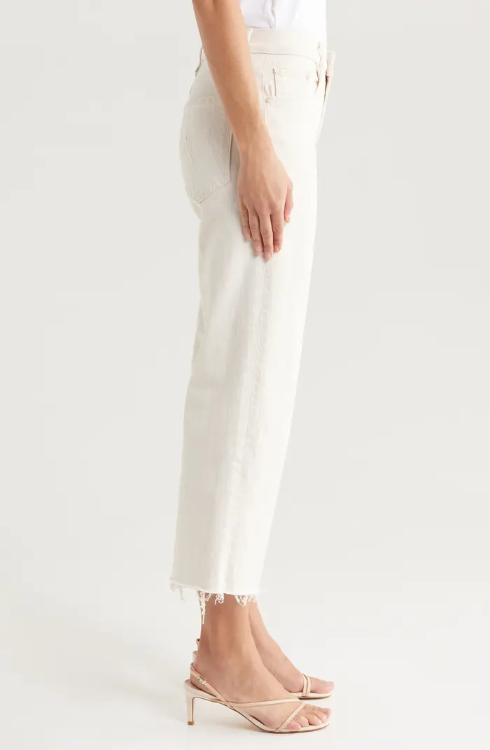 The Maven Mid Rise Fray Hem Ankle Jeans | Nordstrom