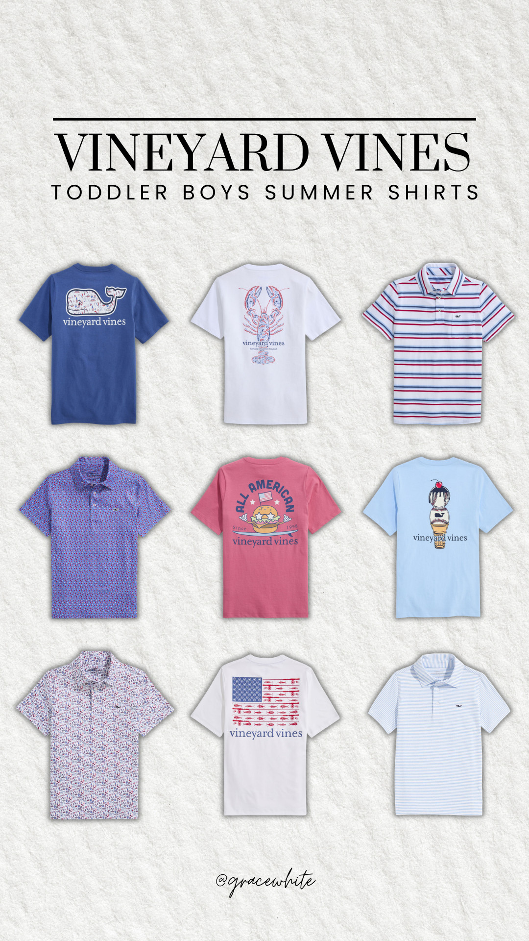 Vineyard vines shirts for the boys all summer long!!

american collection, usa, toddler shirts, vineyard vines, vineyard vines for kids, kids shirts, polo tees for kids, boy mom, grace white

#LTKootd #LTKBaby #LTKKids