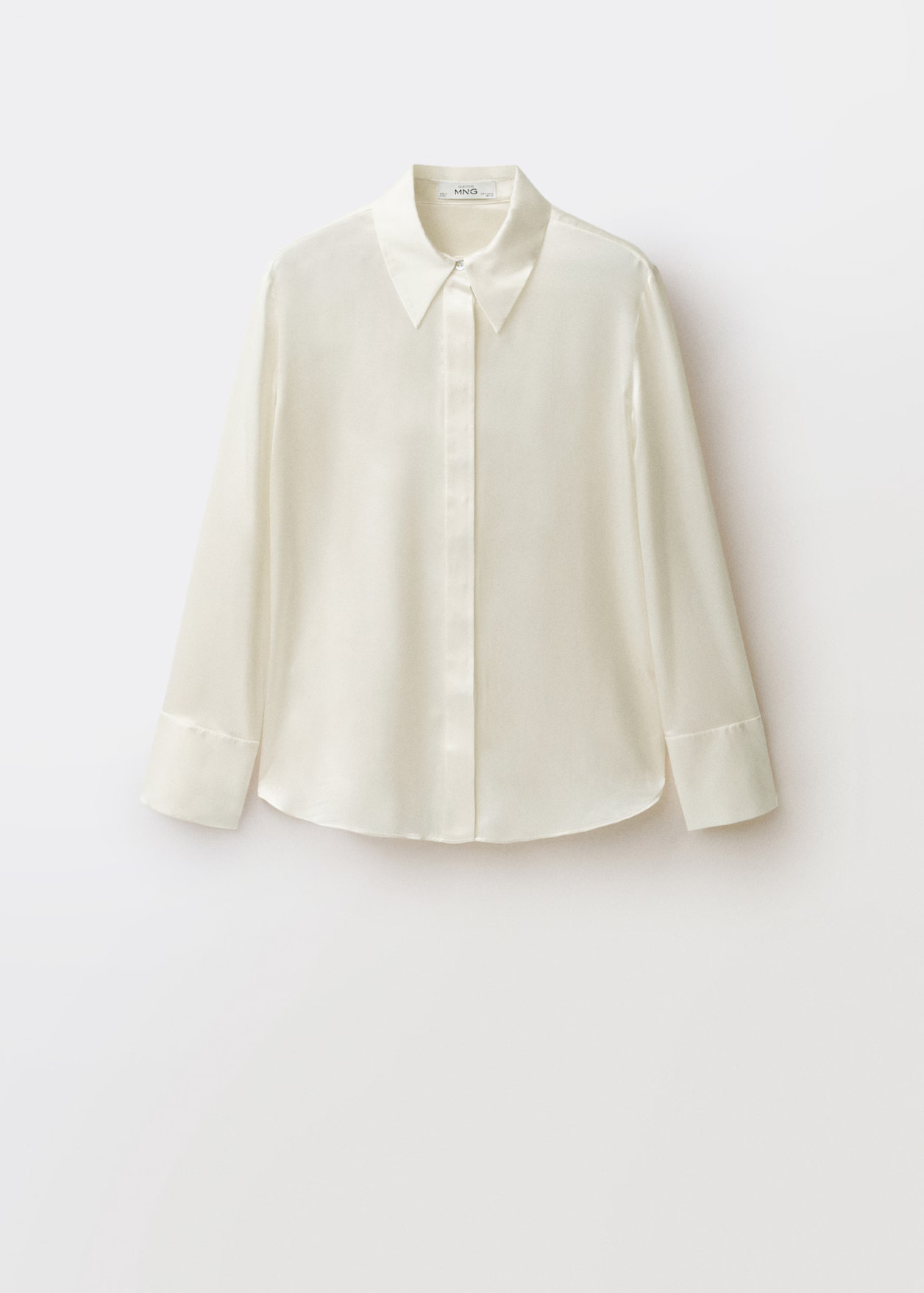 Satin silk shirt - Women | MANGO United Kingdom | MANGO (UK)