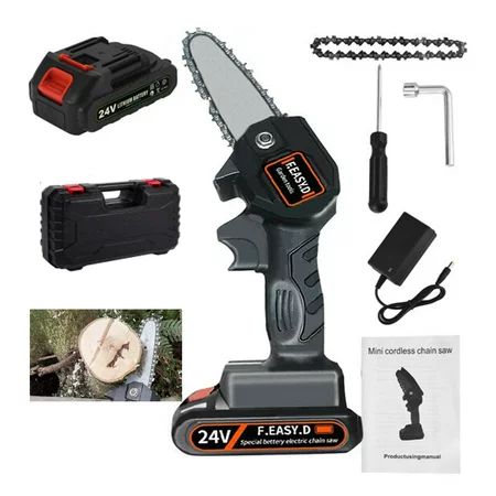 LELINTA Mini Chainsaw Cordless Handheld Portable Branch Wood Cutter Pro Hand Saw 550W Electric Pruni | Walmart (US)