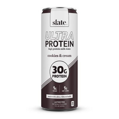 Slate Milk Cookies and Cream Ultra 30g Protein Shake - 11 fl oz Can | Target