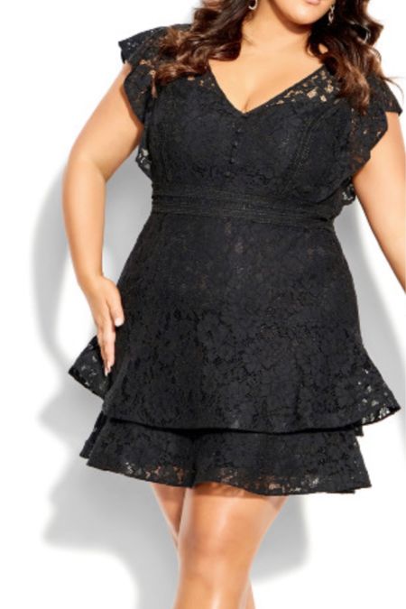 This dress is perfect for a night out!!

Plus size date night outfit, plus size black mini dress, plus size going out outfit, plus size going out dress, plus size lace mini dress

#LTKcurves #LTKFind