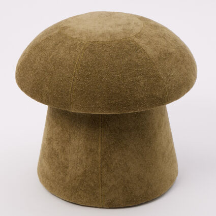 Green Round Mushroom Ottoman 43x45cm | TK Maxx