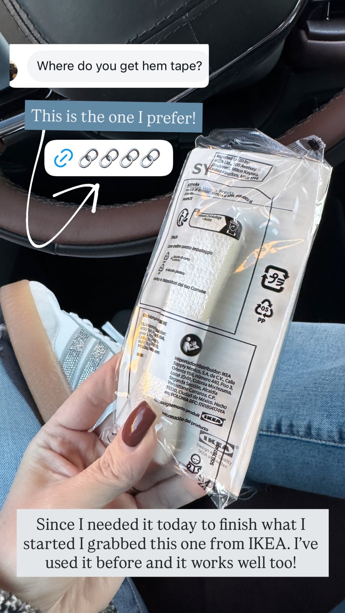 This is the one I prefer! Since I needed it today to finish what I started I grabbed this one from IKEA. I’ve used it before and it works well too!