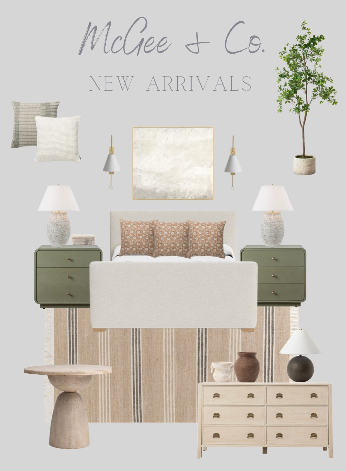 Inspiration board featuring new items from McGee & Co.

#mcgeeandco 

#LTKhome