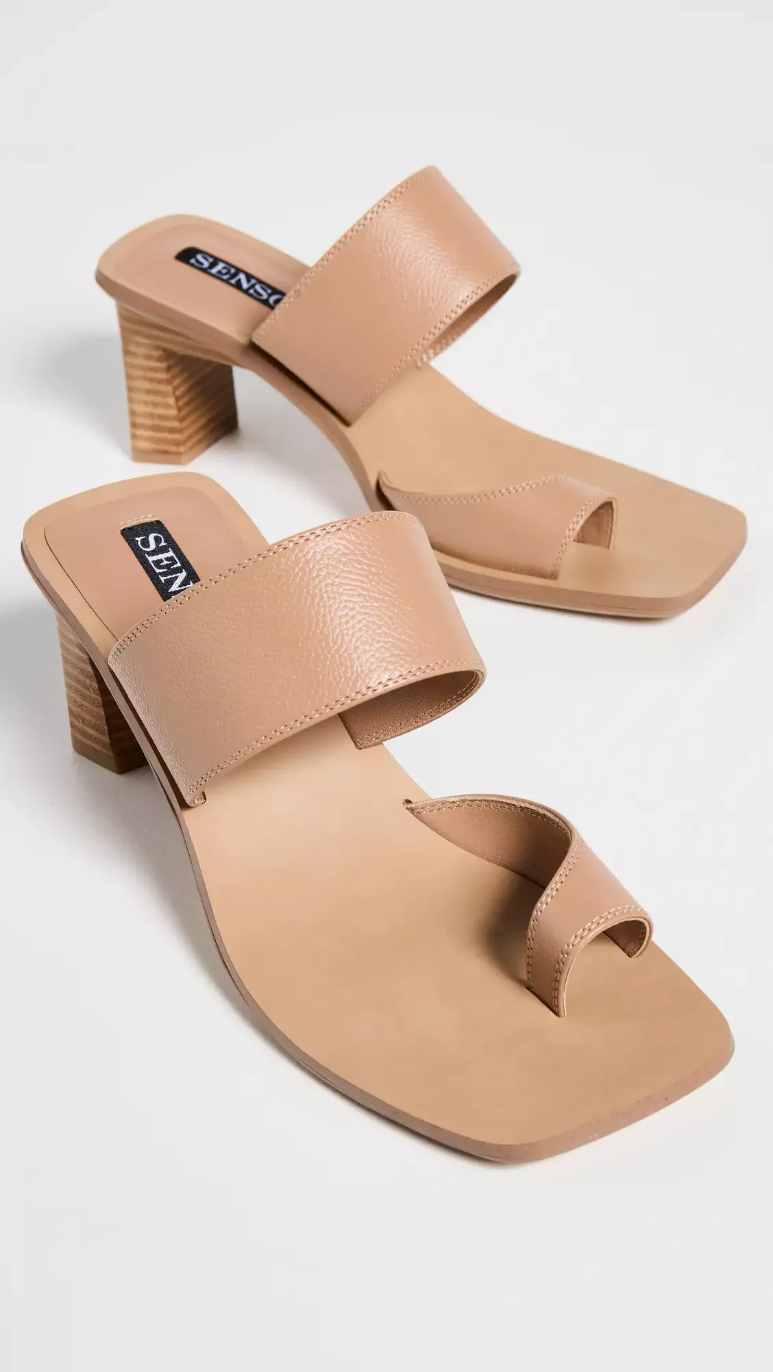 Churen double cheap strap mule sandals