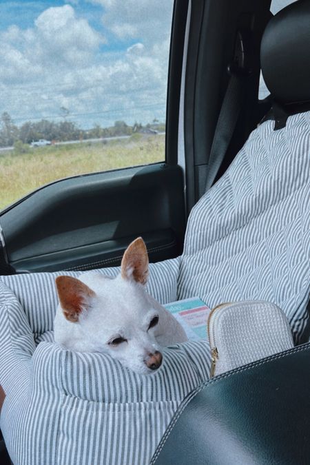 Dog bed for your car! Loveee this dog bed! The cover for your seat keeps dog hair from getting on everything! Its washable too!! It’s perfect!

#petfinds #dogbed #amazonfaves 

#LTKtravel #LTKunder50 #LTKFind