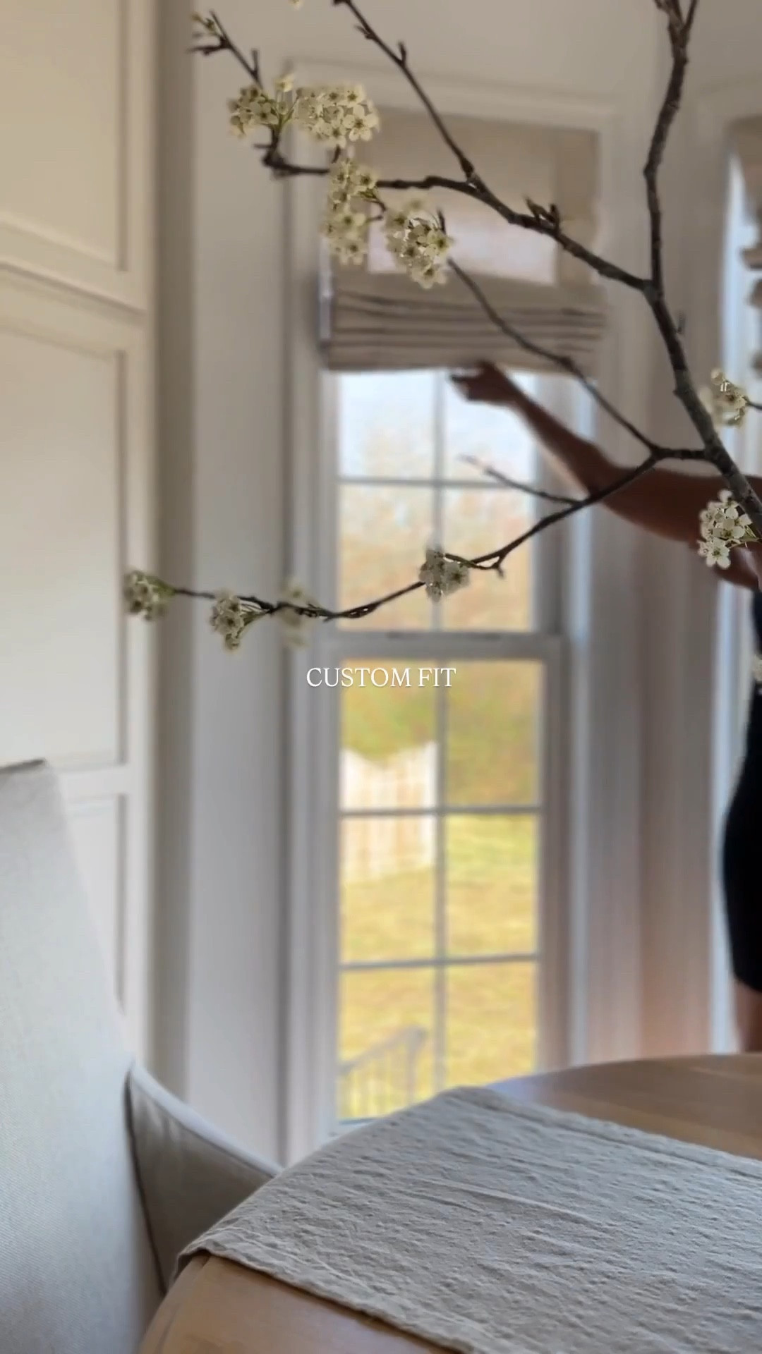 Neutral curtain before and after 😍 shop these finds and follow @timelesslyneutral for more!