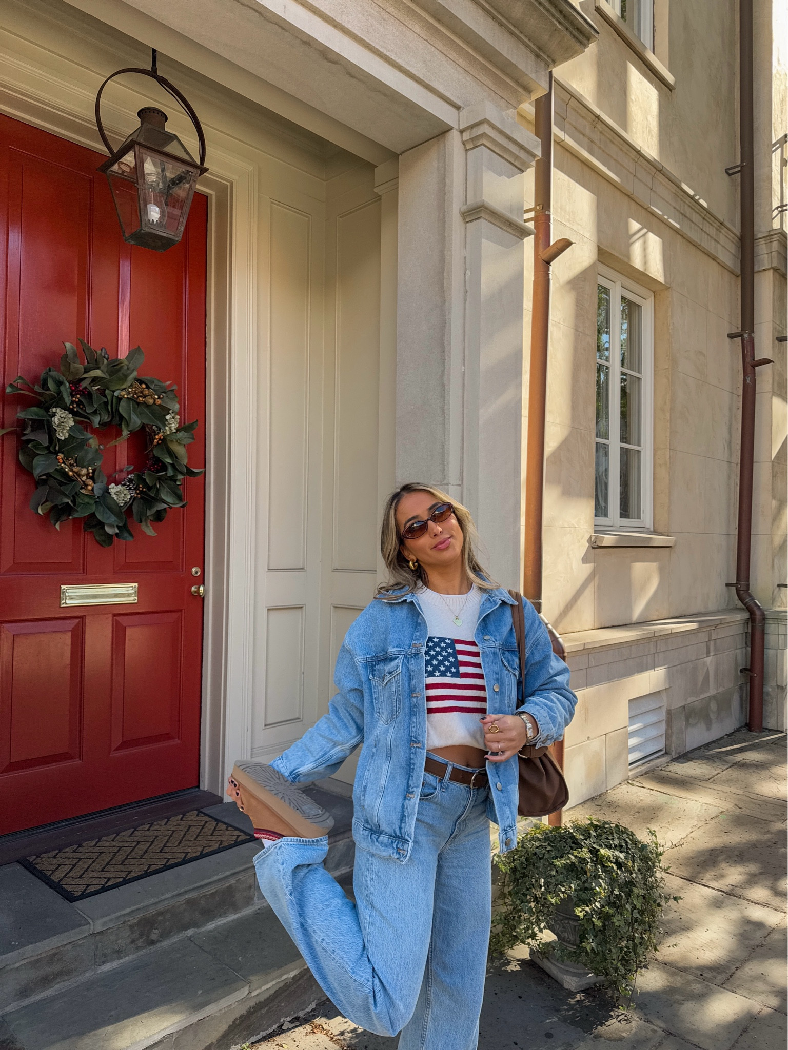 Denim on denim outfit inspo ♥️

Ugg slippers are sold out almost everywhere 🥲 I got the last pair in my size in-store at Journeys as they weren’t available elsewhere or for online purchase. 

#LTKSeasonal #LTKTravel #LTKStyleTip