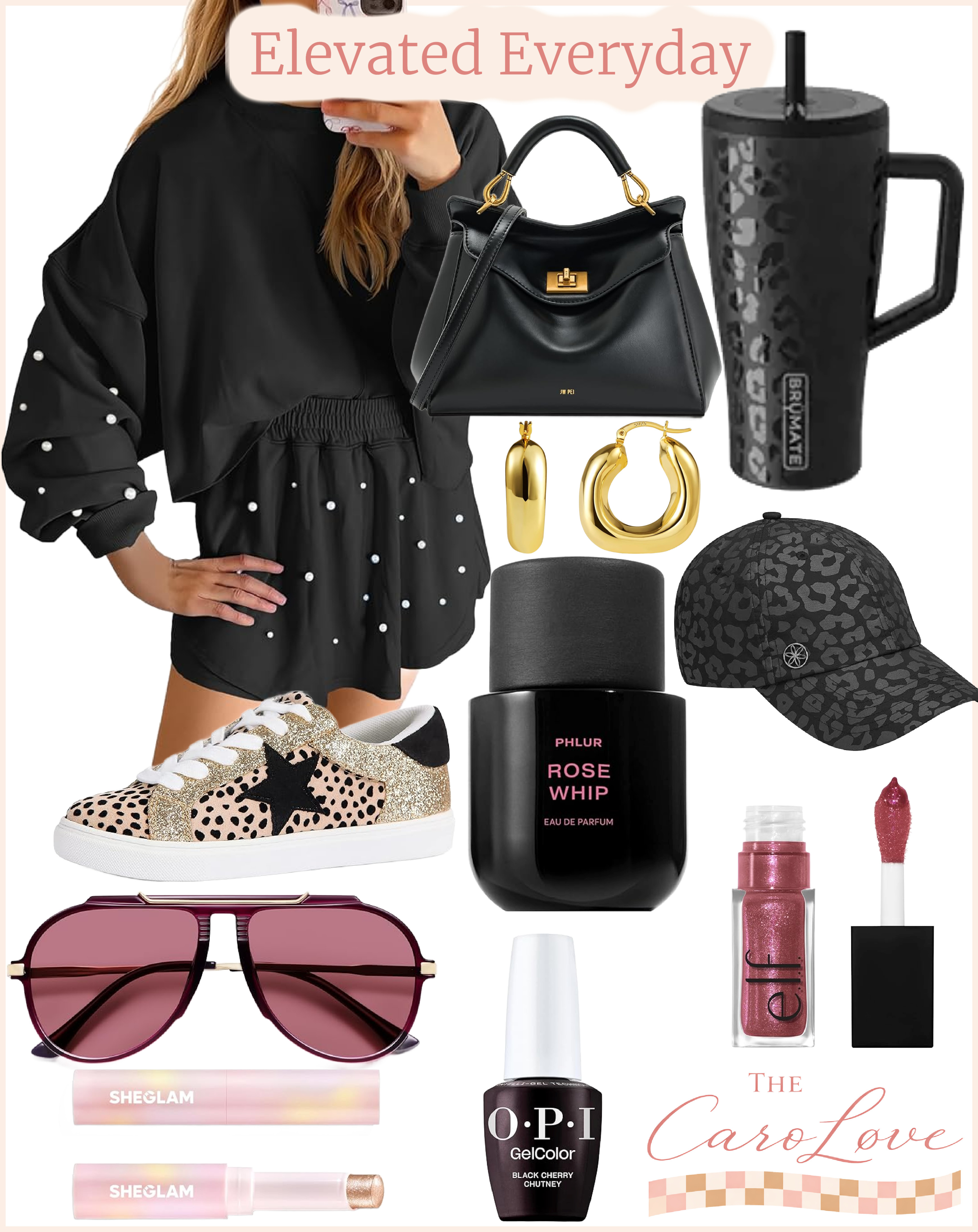 Elevated everyday, but make it effortless ✨
Sporty staples + polished accessories = my favorite kind of outfit.
This is the look I reach for when I want to be comfy and feel put together — statement sneakers, a structured bag, soft glam makeup, and chic everyday essentials you’ll wear on repeat. 🤍👟🖤 

 #LTKdayinmylife #LTKMidsize #LTKFindsUnder100