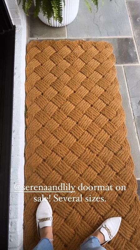 Serena & Lily doormat on sale during their rug sale

#LTKSaleAlert
