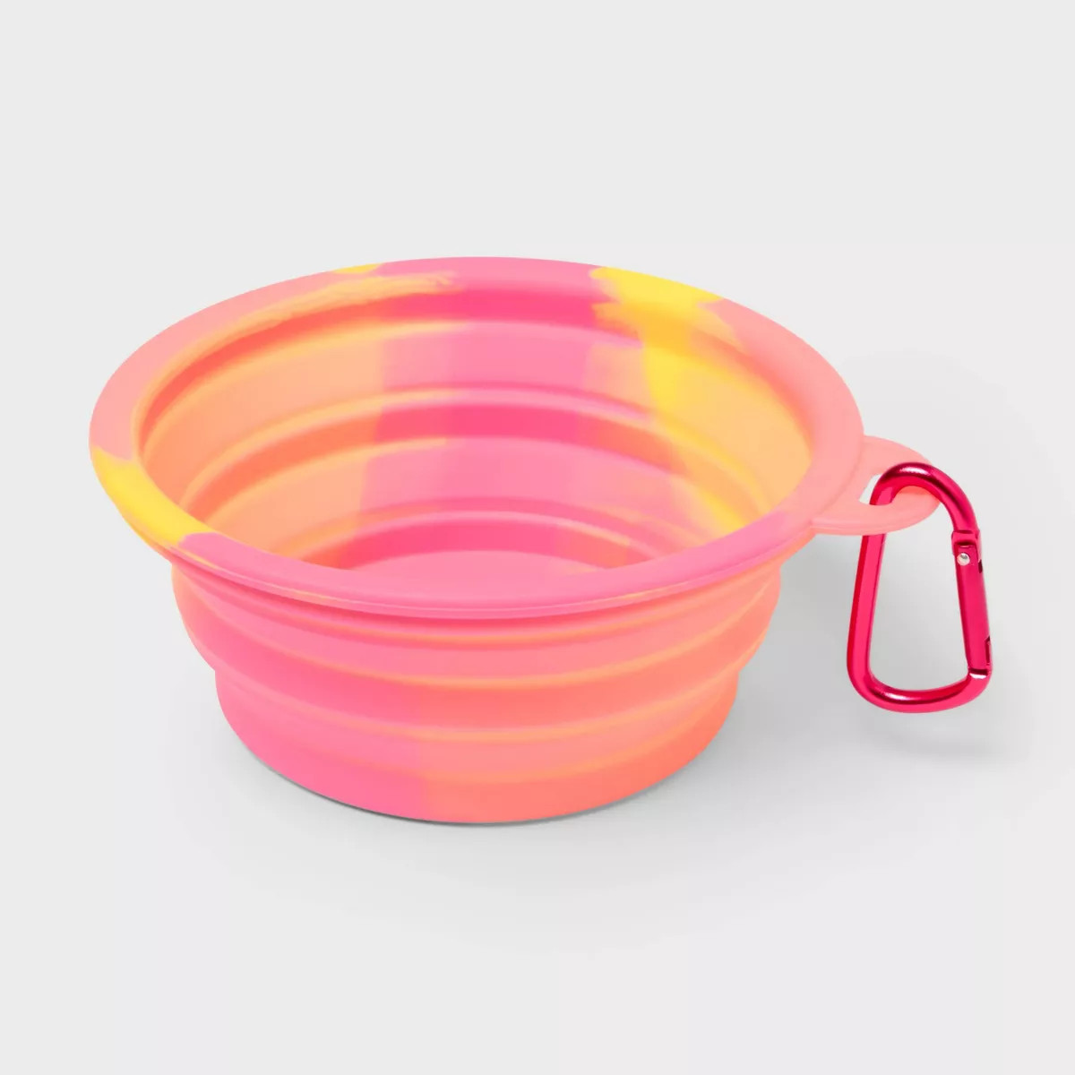 13oz Collapsible Dog Bowl - Sun Squad™ Pink/Orange | Target