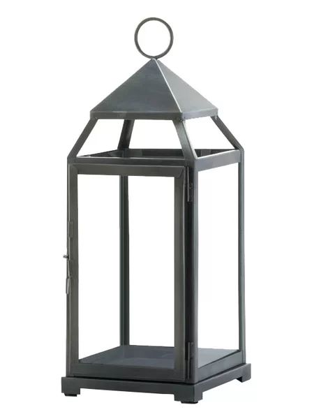 18.25" Iron Lantern Tabletop Lantern | Wayfair North America