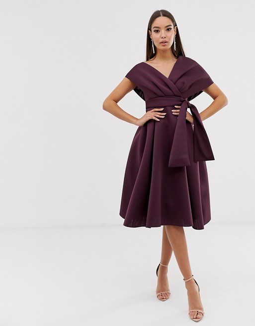 mauve dress for wedding guest