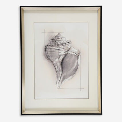 Seashell Wall Art 80x60cm | TK Maxx