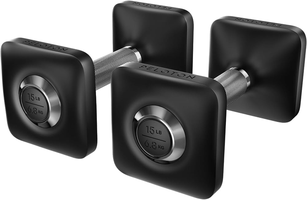 Peloton Dumbbells | Ergonomically Designed Pair of Cast Iron Weights with Urethane Coating and No... | Amazon (US)