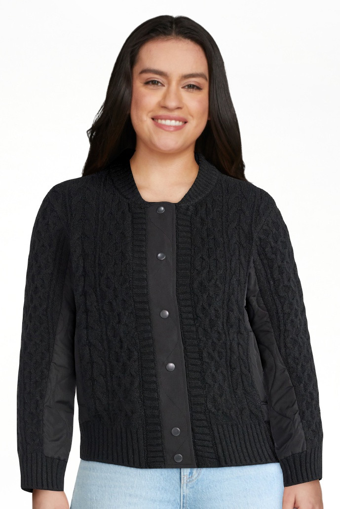 Time and Tru Women's Snap Front Sweater, Sizes XS-XXXL | Walmart (US)