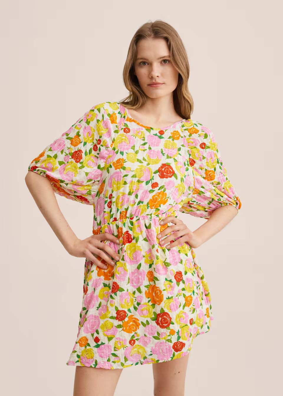 Floral print dress | MANGO (US)