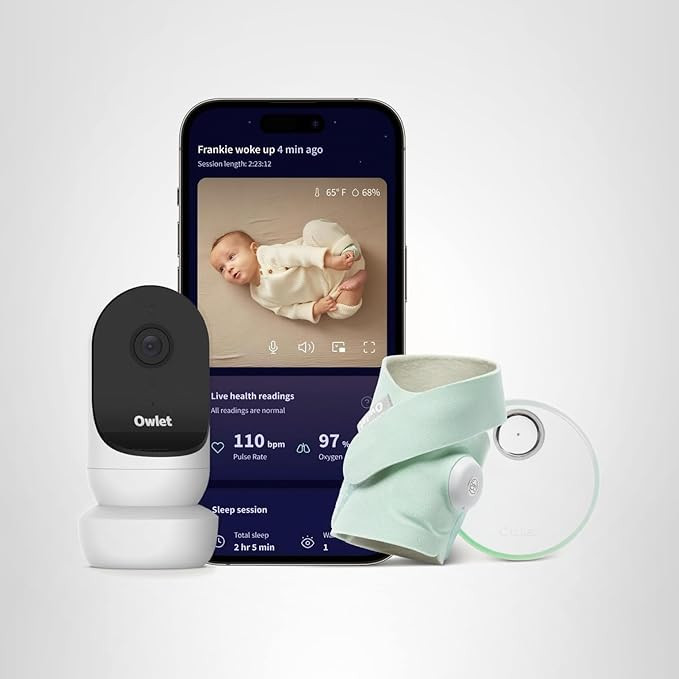 Owlet® Dream Duo Smart Baby Monitor: FDA-Cleared Dream Sock® Plus Owlet Cam 2- Tracks & Notifie... | Amazon (US)