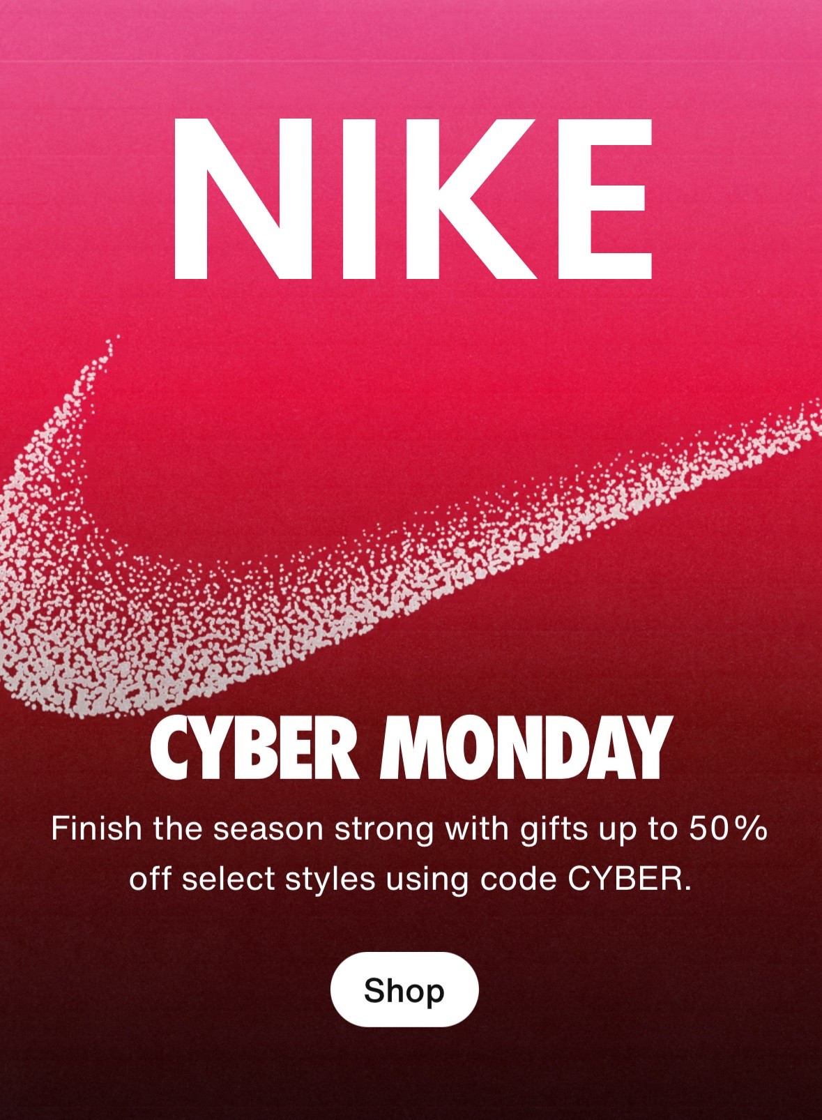 Nike sale
Nike 
Cyber Monday sale 

#LTKCyberWeek #LTKSaleAlert #LTKMens