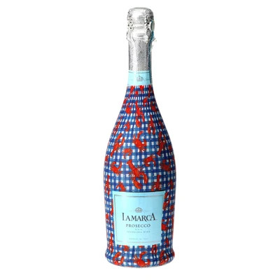 New England Lobster Party Prosecco Bottle Wrap | Beau Bottles