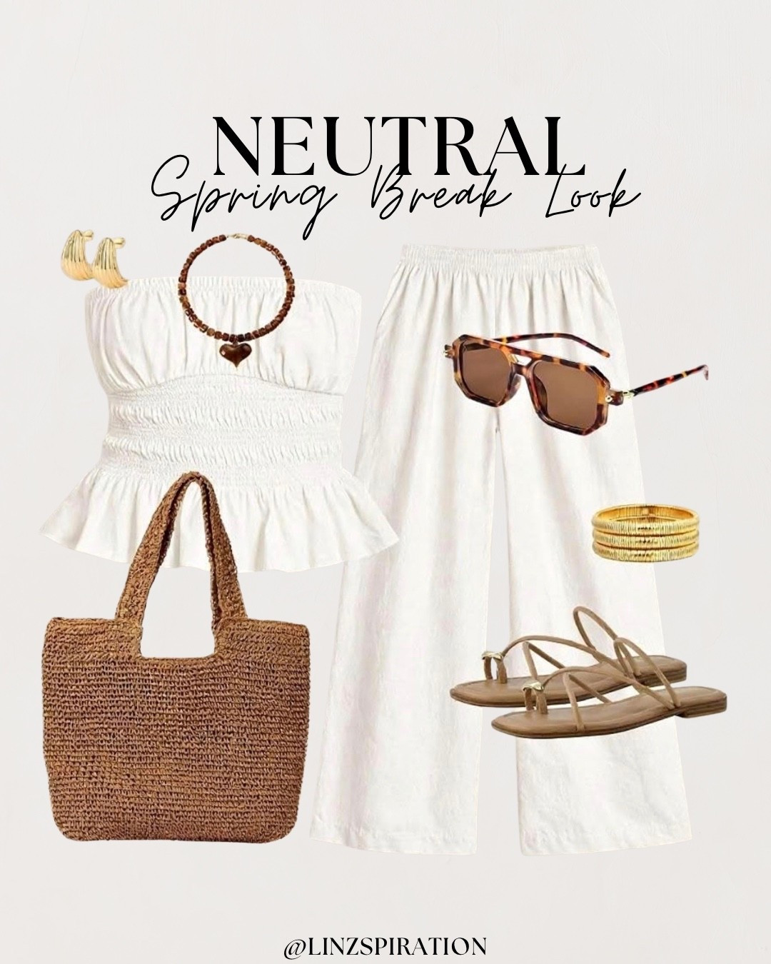 Love a neutral spring break vacation look 

#LTKTravel #LTKgrwm #LTKootd