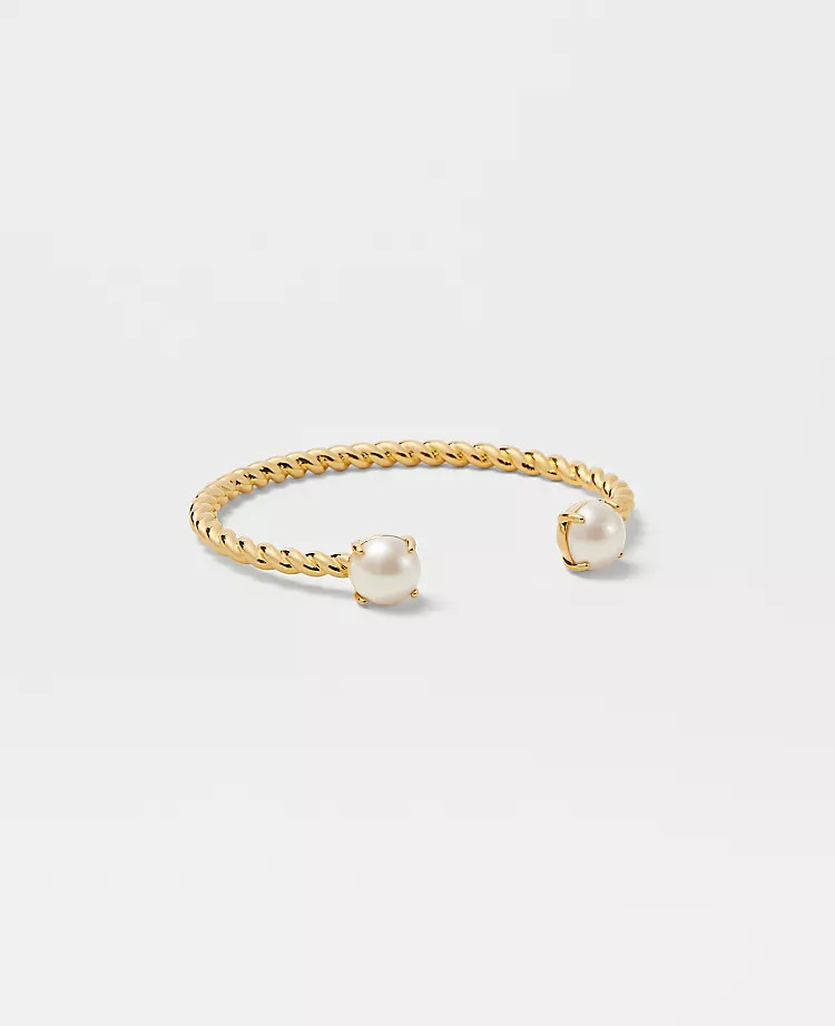 Pearlized Studded Cuff | Ann Taylor (US)