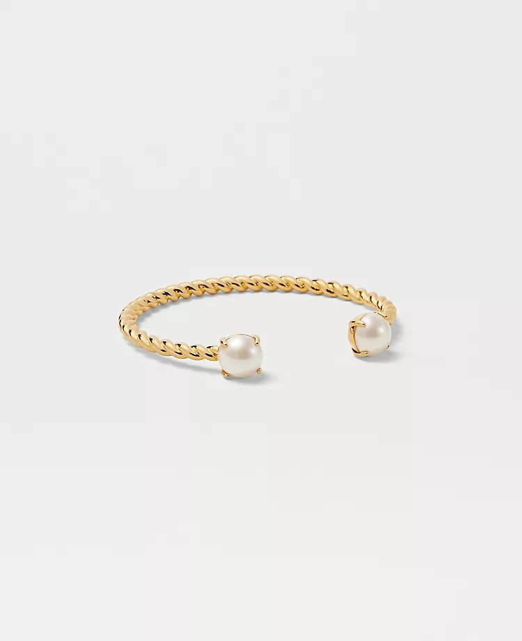 Pearlized Studded Cuff | Ann Taylor (US)