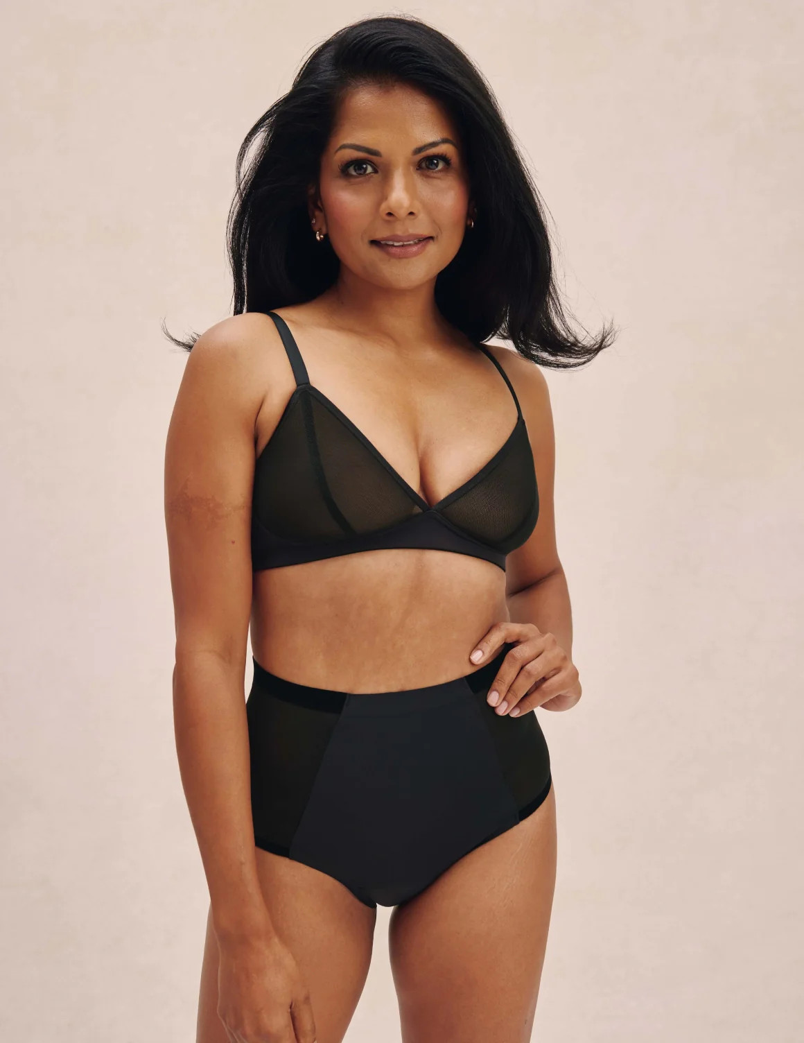 Revolution Shadow Mesh Bra & Underwear Set | Knix