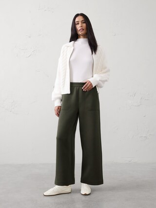 Weekender Wide-Leg High-Rise Pant | Banana Republic Factory