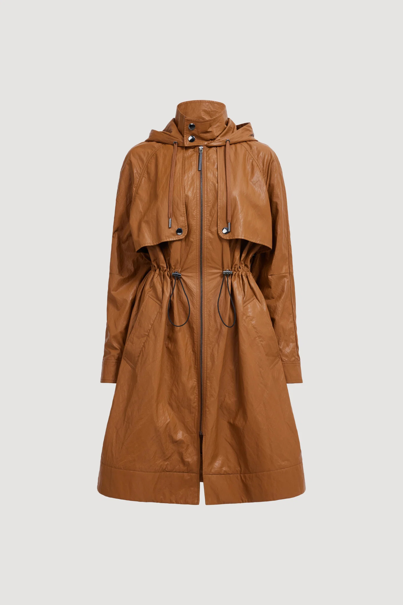 Drawcord Hooded Trench Coat | aje. (Australia)