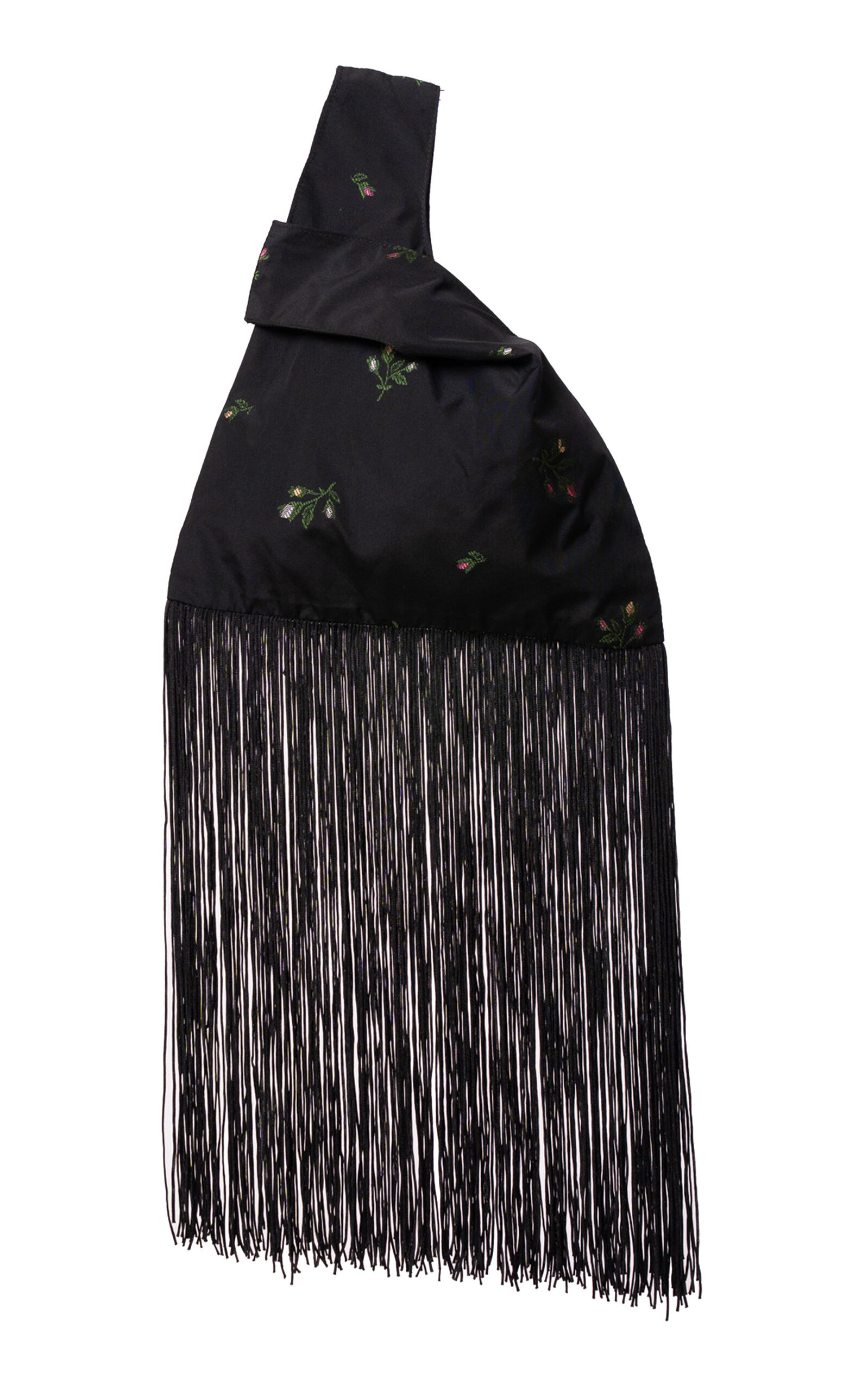 The Minuit Knot Bag In Black Taffeta | Moda Operandi (Global)