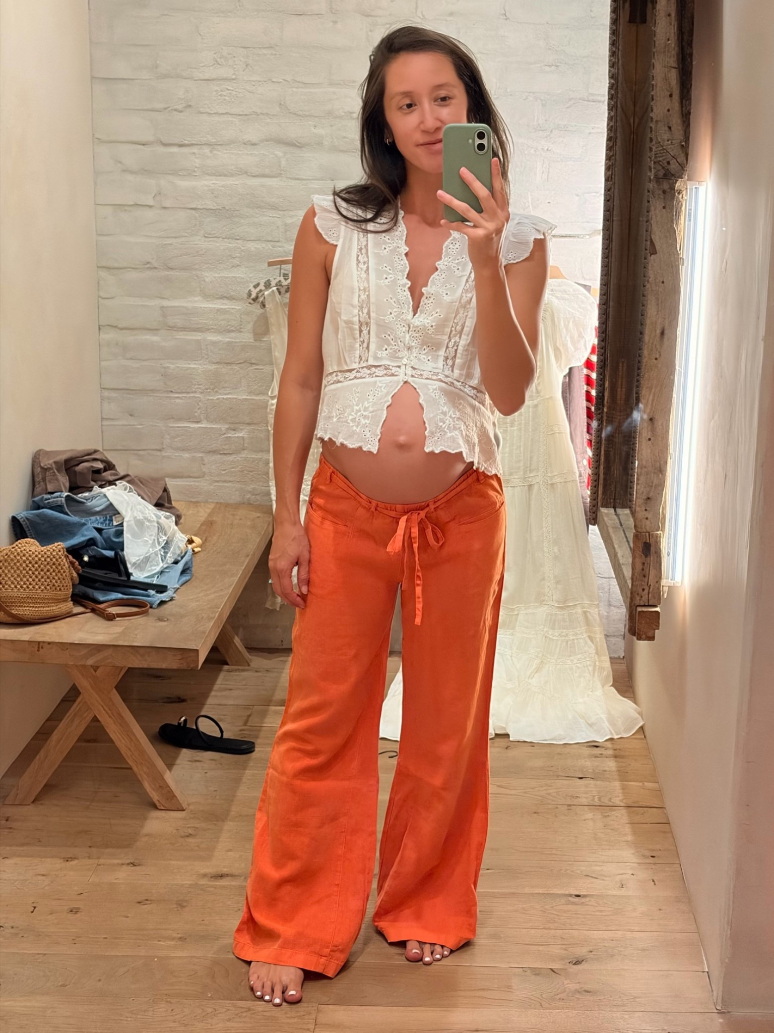 Crushing on these orange pants 🧡

Linen pants | orange crush | maternity | third trimester

#LTKootd #LTKSeasonal #LTKBump