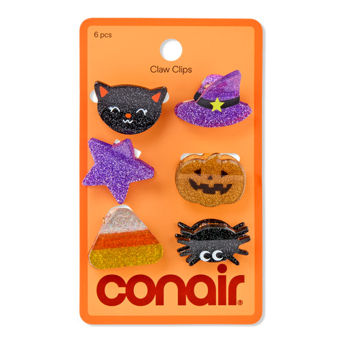 Halloween Mixed Acrylic Claw Clips 6 Pack | Ulta