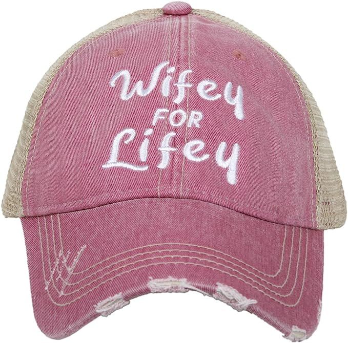 KATYDID Wifey for Lifey Baseball Hat - Trucker Hat for Women - Stylish Cute Ball Cap | Amazon (US)