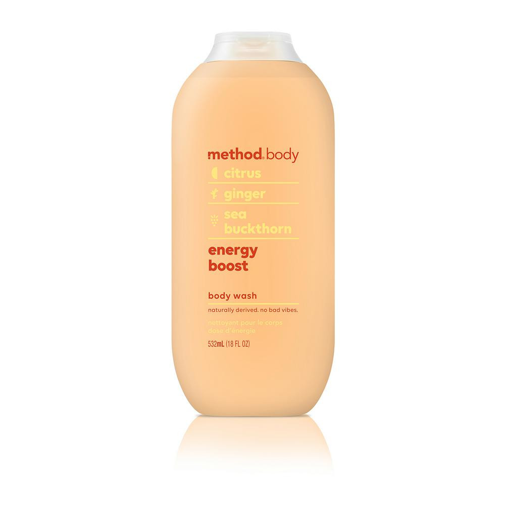 method 18 oz. Energy Boost Body Wash, Orange | The Home Depot