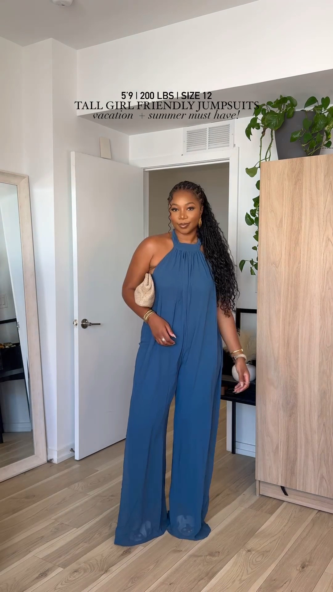 YALL! comment “NEED” for these! Every time I find LENGTH at Amazon you know it’s a must!! I am 5’9 — 200 lbs wearing a XL in black and L in the teal! These are literally perfection for traveling! vacation or just any summer day our night <3 I love finding breathable but sexy items that flowwww and let my back rolls breathe 😭🫶🏽 there is interior lining that is shorter than the actual jumpsuit but not noticeable! ✨ Which color is your fav? Obsessed with not having to worry about bloating or a food baby!!

#LTKstyletip #LTKtravel #LTKfindsunder50