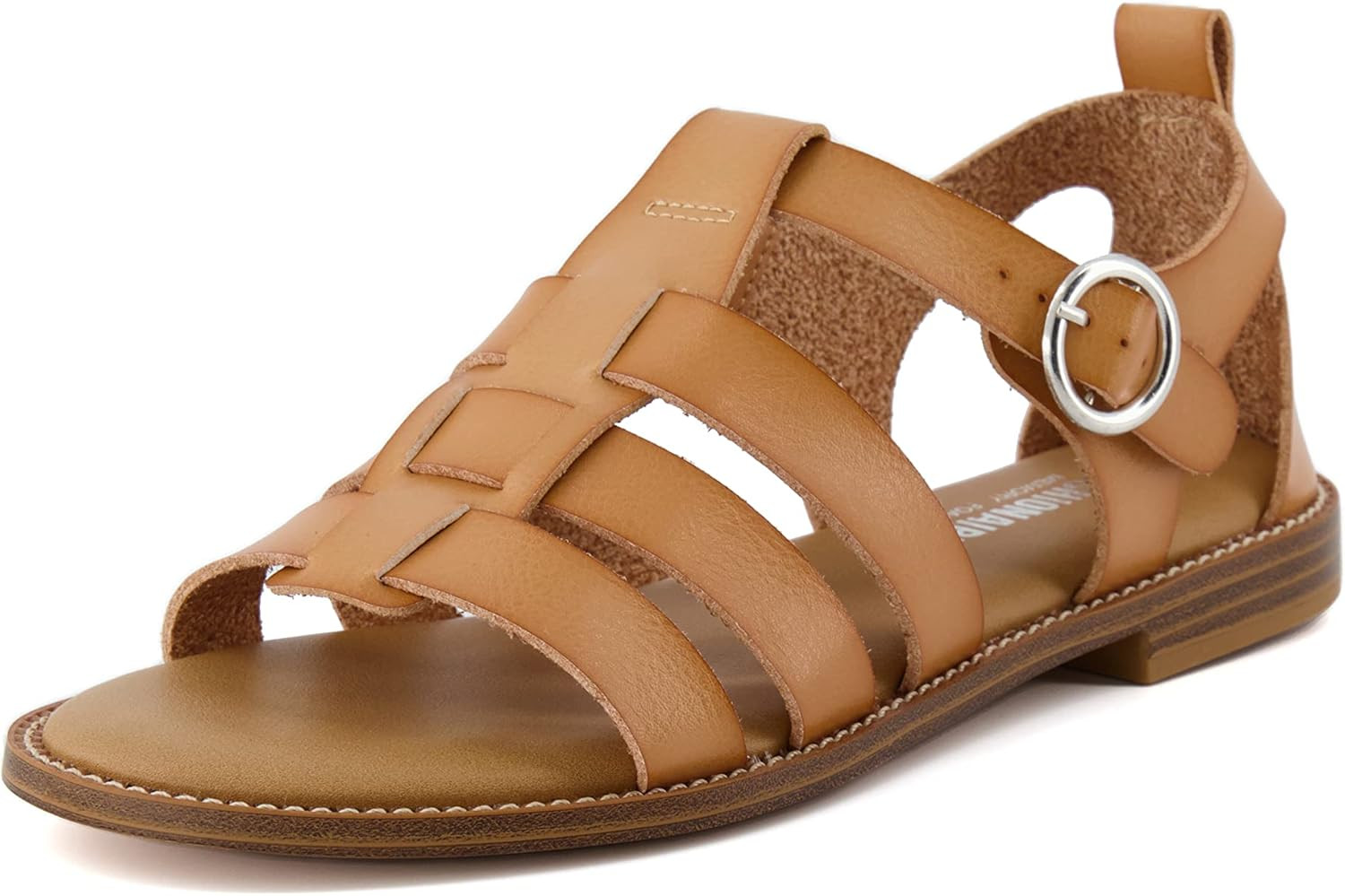 CUSHIONAIRE Women's Lotus fisherman sandal +Memory Foam, Wide Widths Available | Amazon (US)