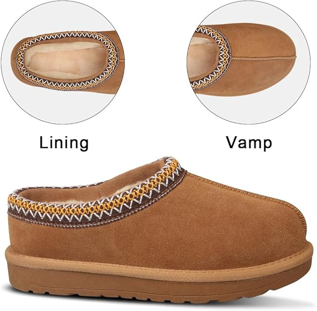Women's Slippers Platform Mini Boots Short Ankle Anti-Slip Boot Fur Fleece Lined Sneakers House s... | Amazon (US)
