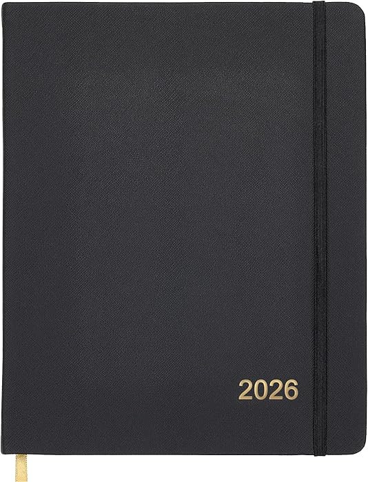 2026 Textured Cover Weekly Monthly Planner, 8"x10": 14 Months (November 2025 - December 2026) / 2... | Amazon (US)