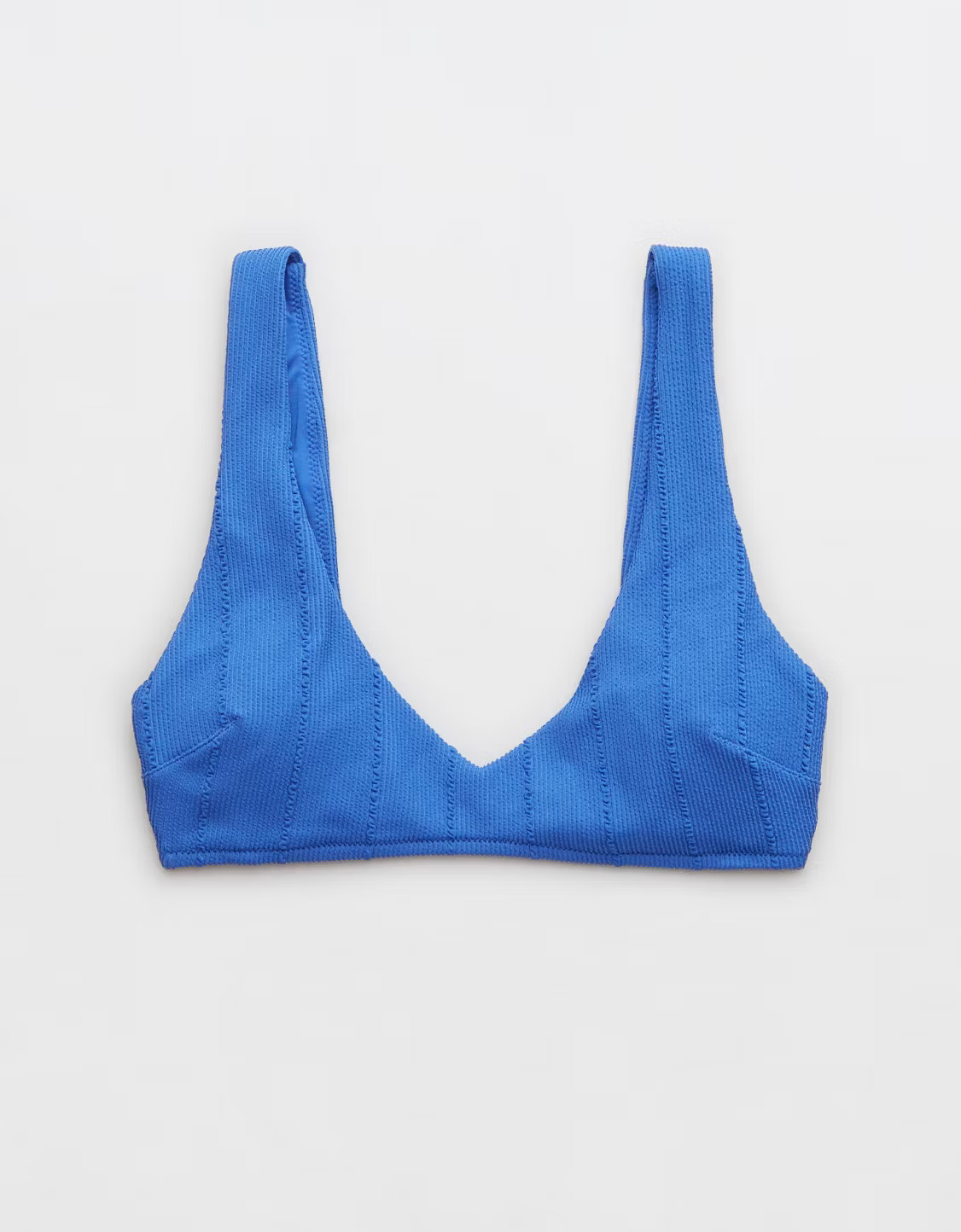 Aerie Crinkle V Scoop Plunge Bikini Top | American Eagle Outfitters (US & CA)