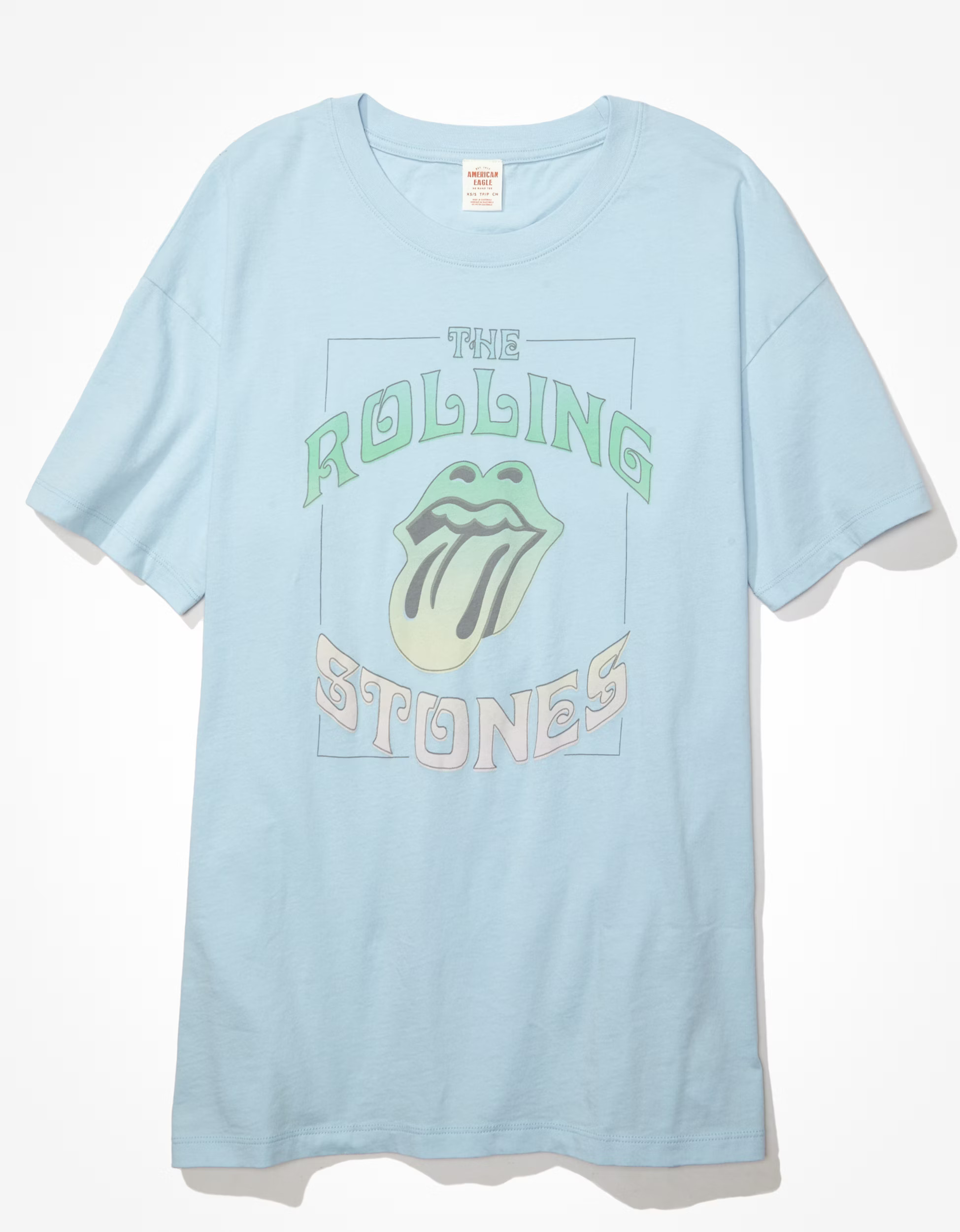 AE Oversized Rolling Stones Graphic Tee | American Eagle Outfitters (US & CA)