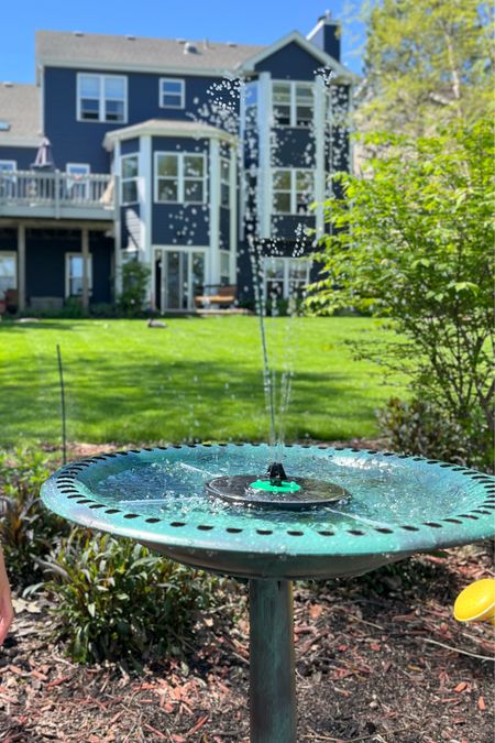 A must-have for every sunny outdoor space this summer! This solar powered pump has 6 different spray options and a multi colored light feature for up to four hours past dusk!  #mothersdaygift #fathersdaygift

#LTKSeasonal #LTKGiftGuide