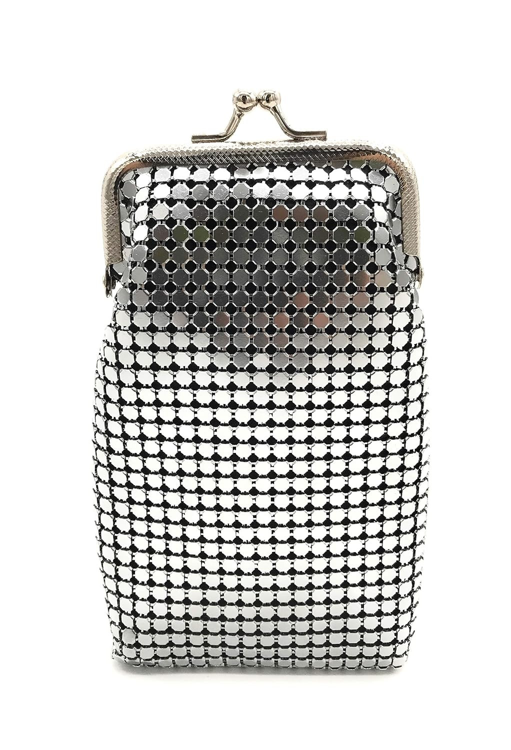 Women Metal Mesh Cigarette Case. It can Carry Cigarette Length up to 5.2 inches. (Gun Metal) | Amazon (US)