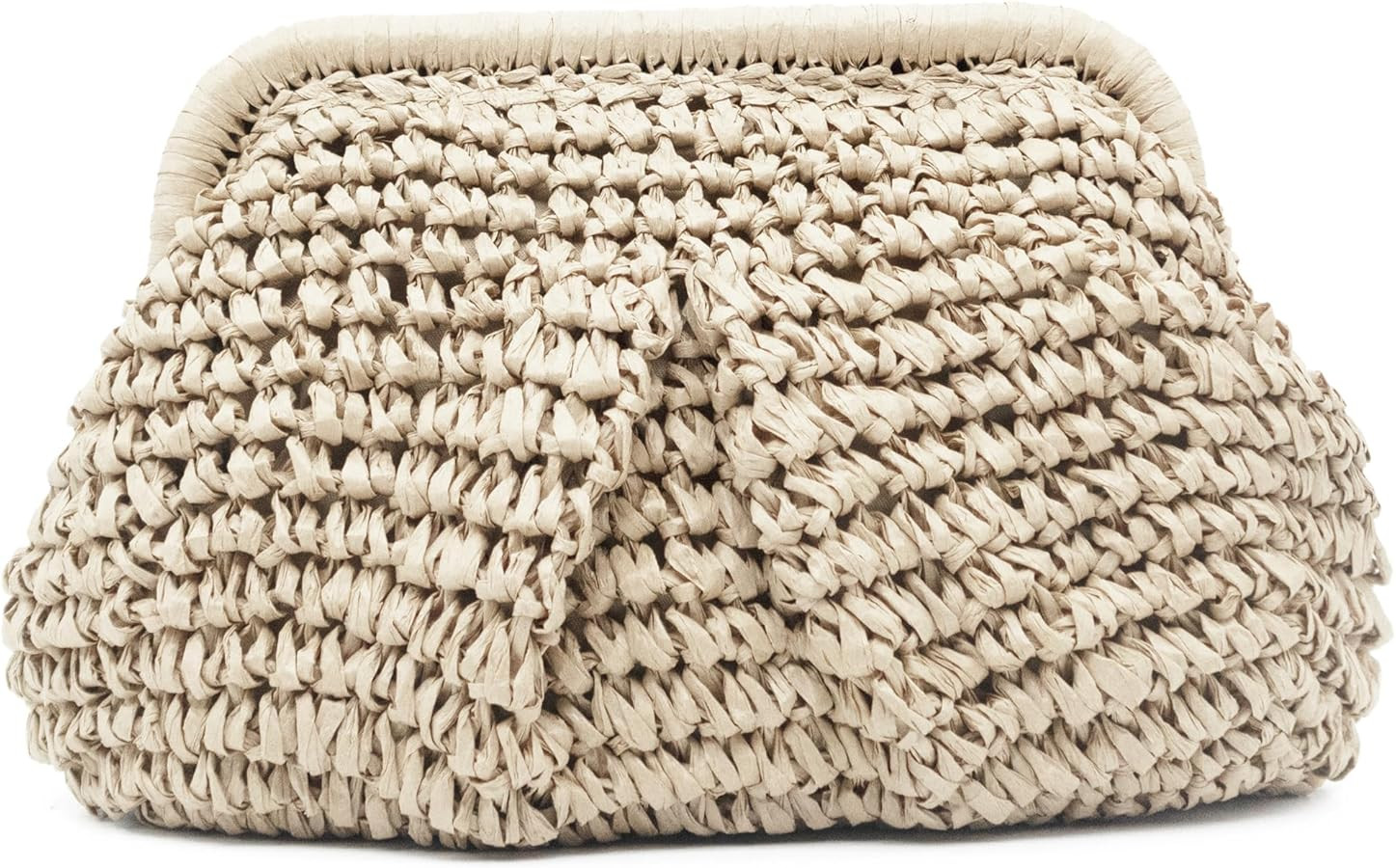 Straw Dumpling Clutch Purses for Women Summer Beach Bags Raffia Rattan Vacation Purse Woven Shoul... | Amazon (US)