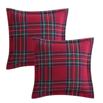 Levtex Home Spencer Plaid Euro Sham Set of 2 | Belk