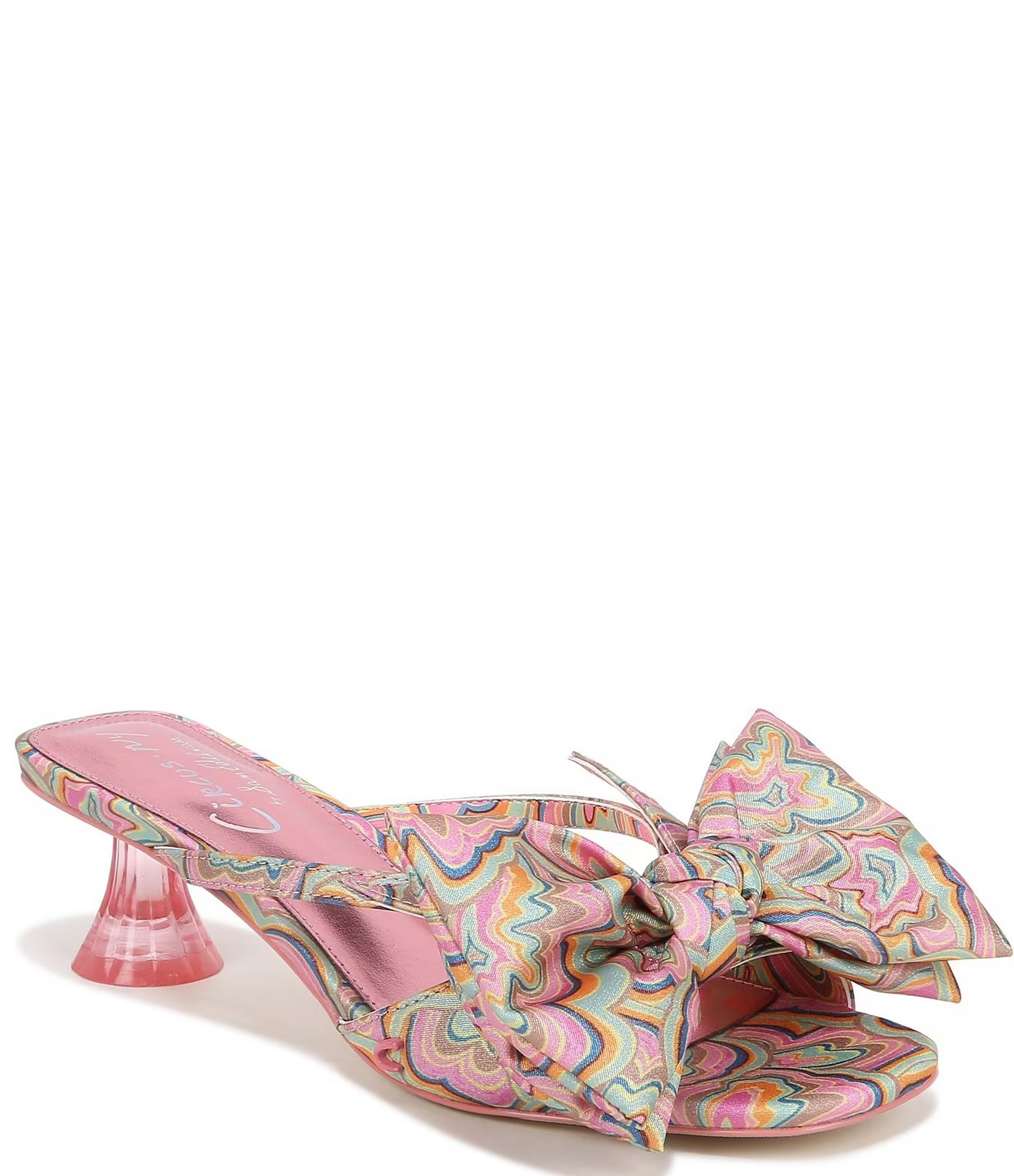 Circus NY by Sam Edelman Natalina Printed Fabric Butterfly Bow Slide Sandals | Dillard's
