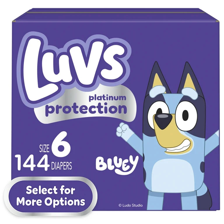 Luvs Platinum Protection Baby Diapers Size 6, 144 Count (Select for More Options) | Walmart (US)